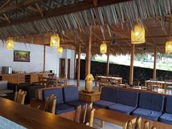 Dive into Lembeh at Hairball Resort - bar lounge area.